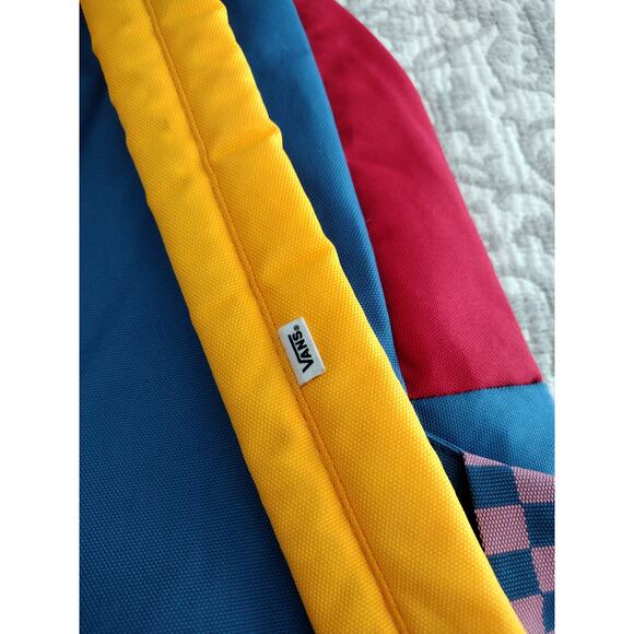 Vans Colorful Colorblock Backpack Bookbag - Picture 4 of 12